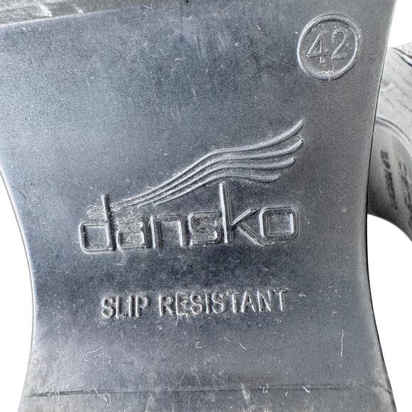 Dansko Professional XP Tooled Clog‎ Women's EU 42 11.5-12 Black Slip Resistant - Picture 14 of 15